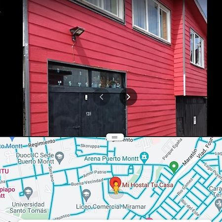 "Mi Hostal Tu Casa" Hostal Familiar Solo Empresas, Turistas Y Viajeros Espacio Para Bicicletas Y Motos プエルトモント エクステリア 写真